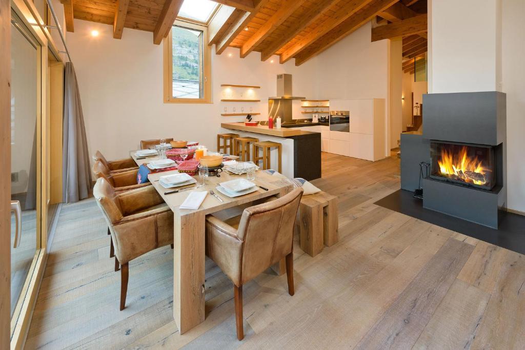Casa Della Vita By Zermatt Premium Apartments Rum bild