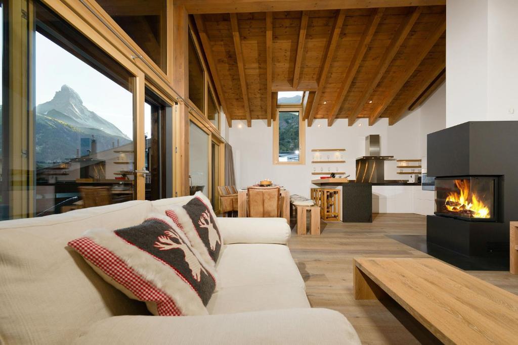 Casa Della Vita By Zermatt Premium Apartments Rum bild